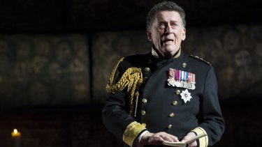 Robert Powell plays the Prince of Wales in <i>King Charles III</i> for the Sydney Theatre Company.
