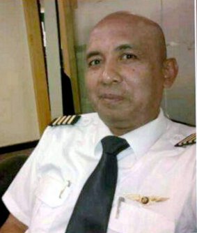 Pilot Zaharie Ahmad Shah was cleared by the report. 