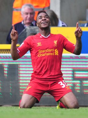 Big money: Raheem Sterling has apparently rejected a £70,000-per-week pay offer by Liverpool. 