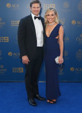 Lee and her husband, cricketer Shane Watson.