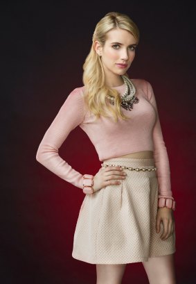 Emma Roberts, who is Julia Roberts' niece, plays Chanel in <i>Scream Queens</i>.