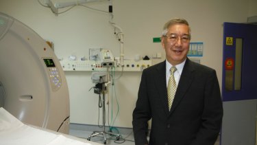 Gilman Wong, chief executive of Sirtex, at St Vincent's Hospital Sydney in 2011.