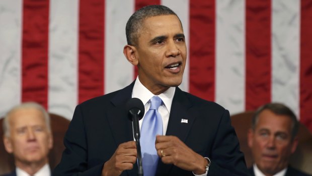Barack Obama delivers his State of the Union speech on Tuesday.