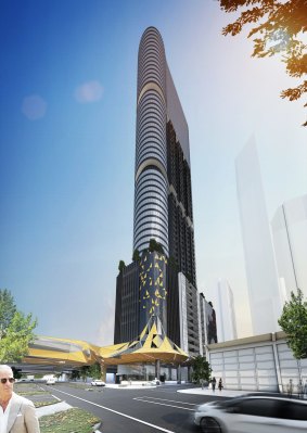 The Sol Invictus tower has been designed to capture the sun's movement from east to west.
