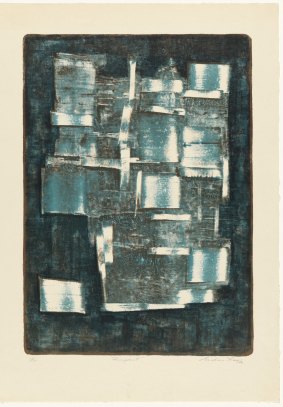 Grahame King, "Fragment", 1962, in "Happy birthday Inge King". National Gallery of Australia, Canberra. Gift of Grahame King and Inge King 1997.