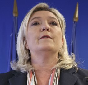 Far-right leader Marine le Pen has built a sizeable following in France. 