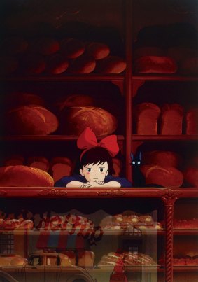Still from the animation film Kiki's Delivery Service 
