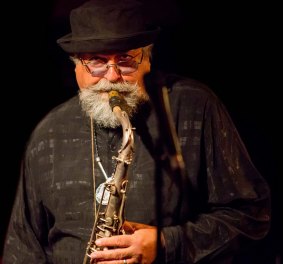 American saxophonist Joe Lovano brought both tender tones and fierce sounds to the stage.
