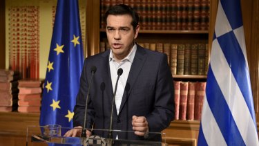Greece is being "blackmailed", says PM Alexis Tsipras.