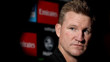 Keeping it light: High performers put pressure on themselves, Nathan Buckley said.
