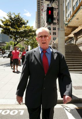 Brian Spillane leaves the Downing Centre Court in 2009.