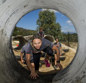 Natasa Zupancic,  Set to take on the Bravest  adventure obstacle course at Stromlo Forest Park on Saturday.