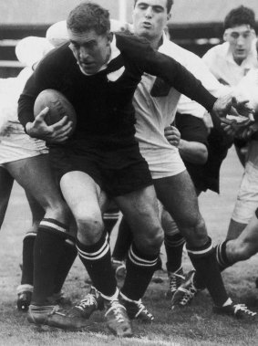 Safe hands: Meads in action for New Zealand in 1967. 