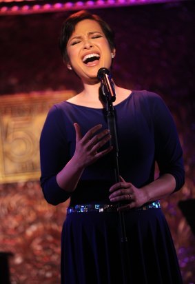 Salonga on stage in New York in 2016.