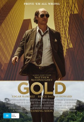 Gold stars Matthew McConaughey.