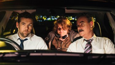 Patrick Brammall and Darren Gilshenan are cops on a stake-out in improv comedy <i>No Activity</i>.