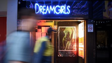 Closed down: DreamGirls in Kings Cross. 