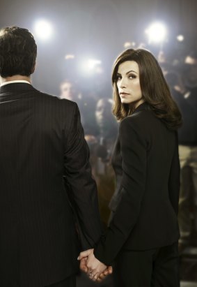 Julianna Margulies plays a wife and mother in The Good Wife.
