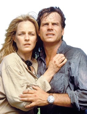 Helen Hunt and Bill Paxton from the film Twister. 