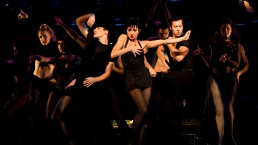 Caroline O'Connor as Velma Kelly in the musical Chicago.