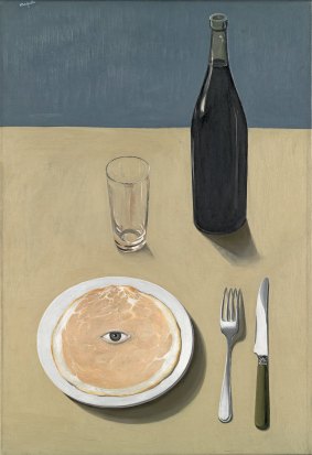 Rene Magritte, The Portrait (detail), 1935. The Museum of Modern Art, New York. 