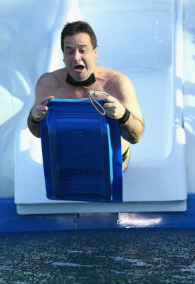 Mick Molloy plunges head first.