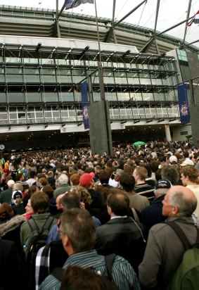 Members are reminded that household staff are not allowed to queue on their behalf on grand final morning.