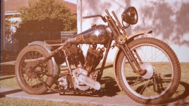 The superbikes of the 1920s: One of Gary Ross' Brough Superiors.