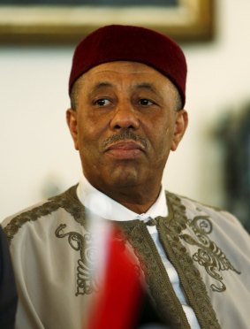 Abdullah al-Thinni, Prime Minister of Libya's internationally recognised government.