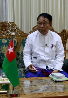 The ruling Union Solidarity and Development Party's secretary general, Maung Maung Thein, who has also been removed from his post.