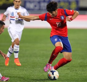 One to watch: South Korean superstar Son Heung-Min dazzles against Paraguay.