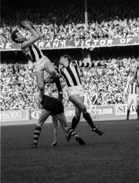 Phil Walsh began his career as a star rookie for Collingwood, under captain Mark Williams in 1983.