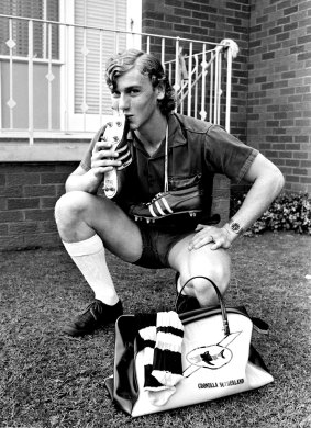Favourite son: Steve Rogers before the 1973 grand final.