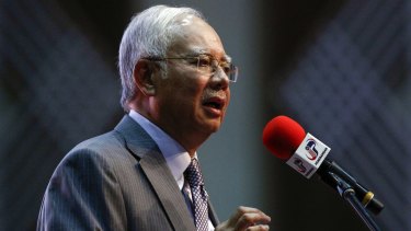 Malaysian Prime Minister Najib Razak is being targeted in online comments.