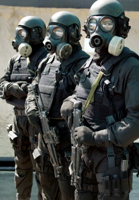 Members of the Tactical Assault Group at Sydney's Holsworthy Army Base in a file photo.