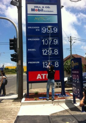 Sydney petrol price plunge: The price of unleaded petrol drops below $1 per litre for the first time in six years. 