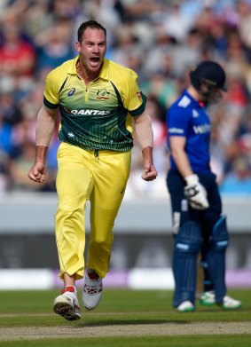 John Hastings savouring his time in green and gold against England on Sunday.