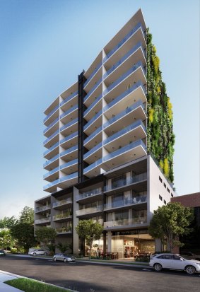 Verde in Cameron St, South Brisbane - will feature a "vertical garden"
