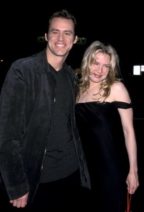 Jim Carrey and Renee Zellwegerin 1999.