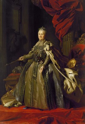 Alexander Roslin's  portrait of Catherine the Great.