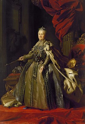 Alexander Roslin's  portrait of Catherine the Great.