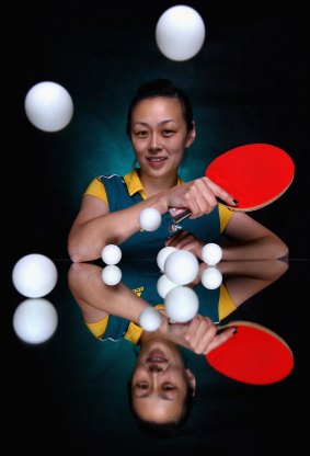 On reflection: Miao Miao has been a stalwart for table tennis in Australia.