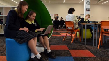 Instead of pairing 20 students with one teacher, year 5 and 6 classes at Inaburra School are configured according to need.