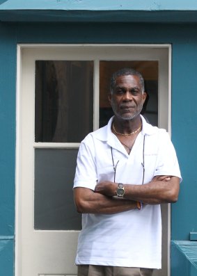 Giving back: West Indies great Michael Holding.