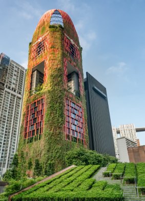 Singapore's Oasia Downtown hotel, one of the island's state's new brand of eco-minded greenscrapers.

Photo: supplied