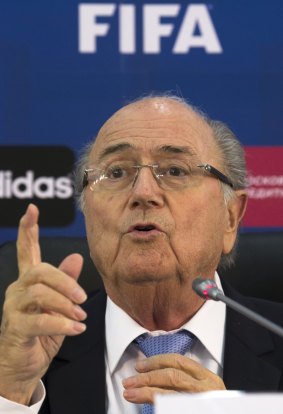 Under pressure: FIFA president Sepp Blatter faces challenges in his bid for a fifth term in office.