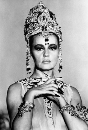 French actress Jeanne Moreau in her role as "Mata Hari, Agent H-21" in Paris in 1964. 