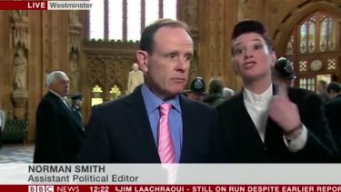 Live Bbc News Broadcast Shut Down By Uk Parliament Staff During Disability Protest