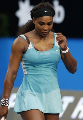 Humbled: Serena Williams.