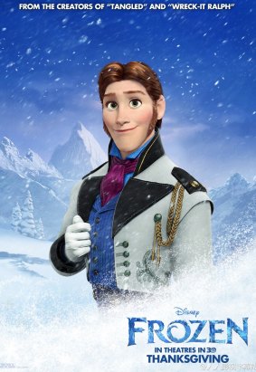 Tyler Jacob Moore as Prince Hans in Frozen.